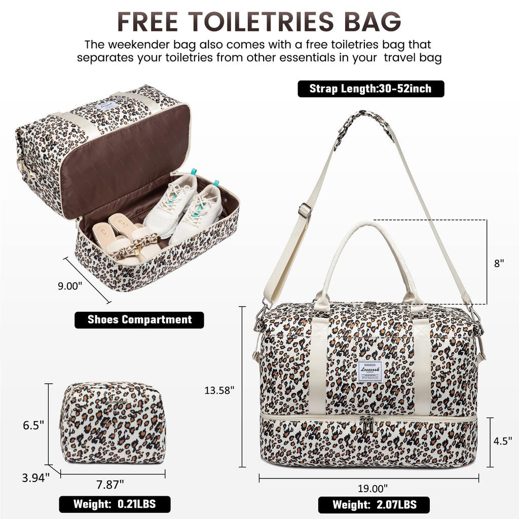 LOVEVOOK All-in-One Duffle: Travel & Gym Ready - Luggage Travel Bags by Handbags Specialist Headquarter | Available at Handbags Specialist Headquarter