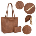 Montana Charm: Vegan Leather Tote & Shoulder Bag
