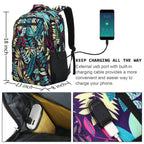 SecureSlim Laptop Backpack with USB & Water Resistance - Backpack Bags by Handbags Specialist Headquarter | Available at Handbags Specialist Headquarter