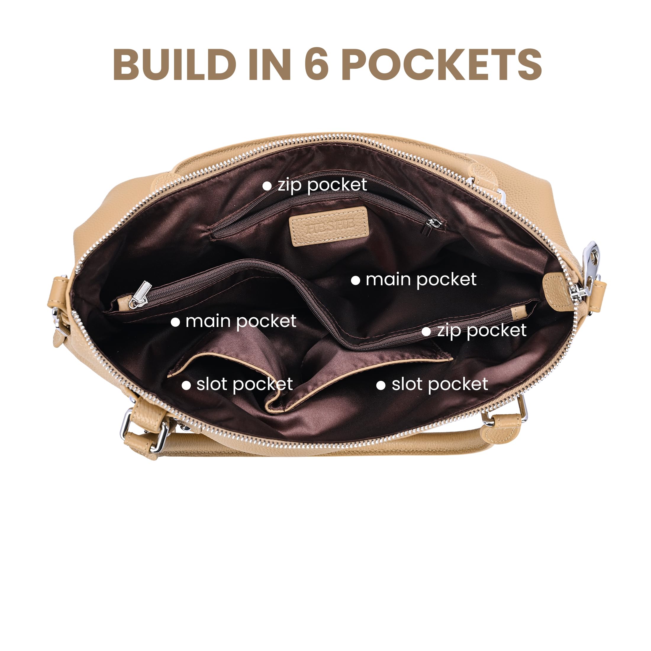 Genuine Leather Women's Tote Shoulder Bag