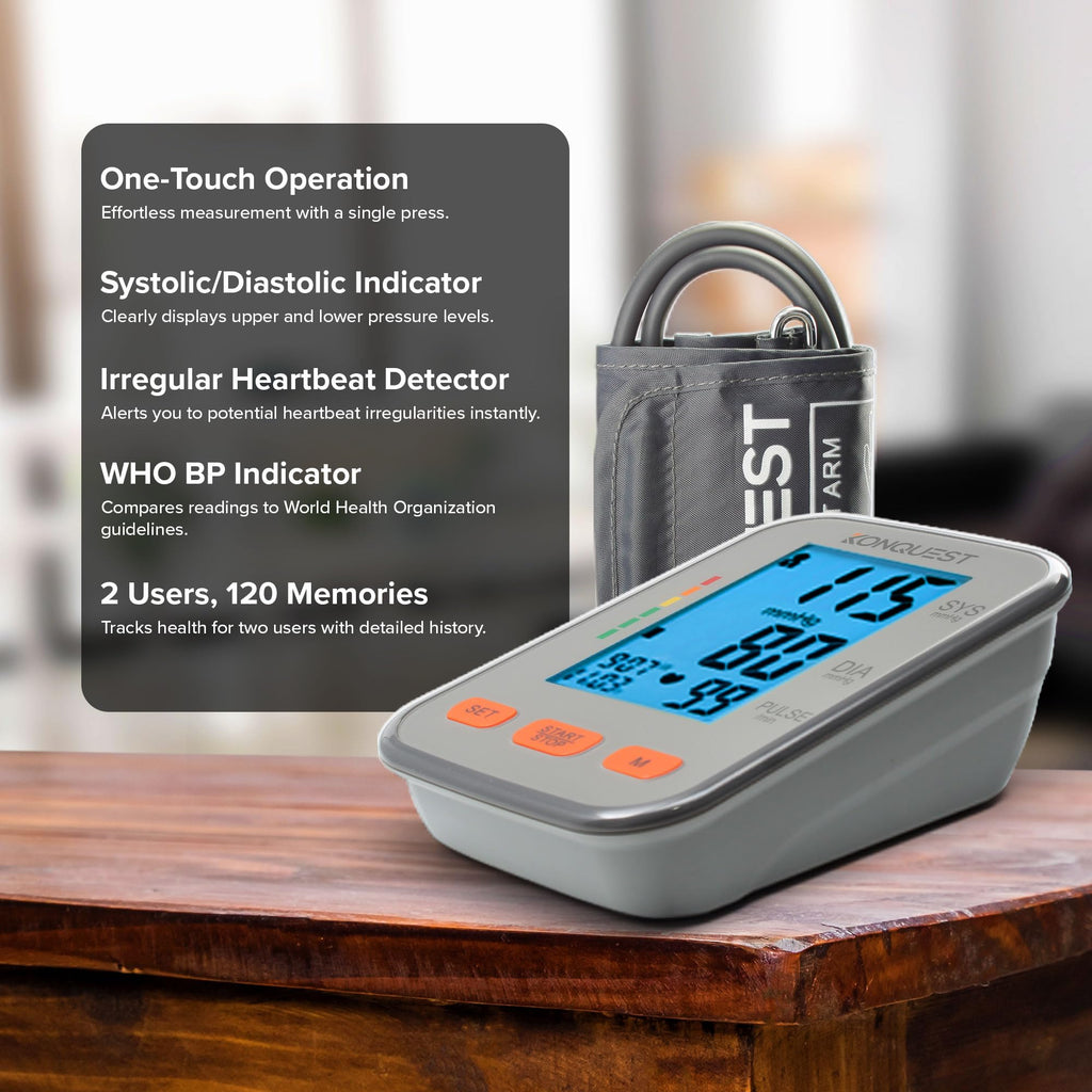 Konquest ArmBP Monitor - Health & Household by Handbags Specialist Headquarter | Available at Handbags Specialist Headquarter