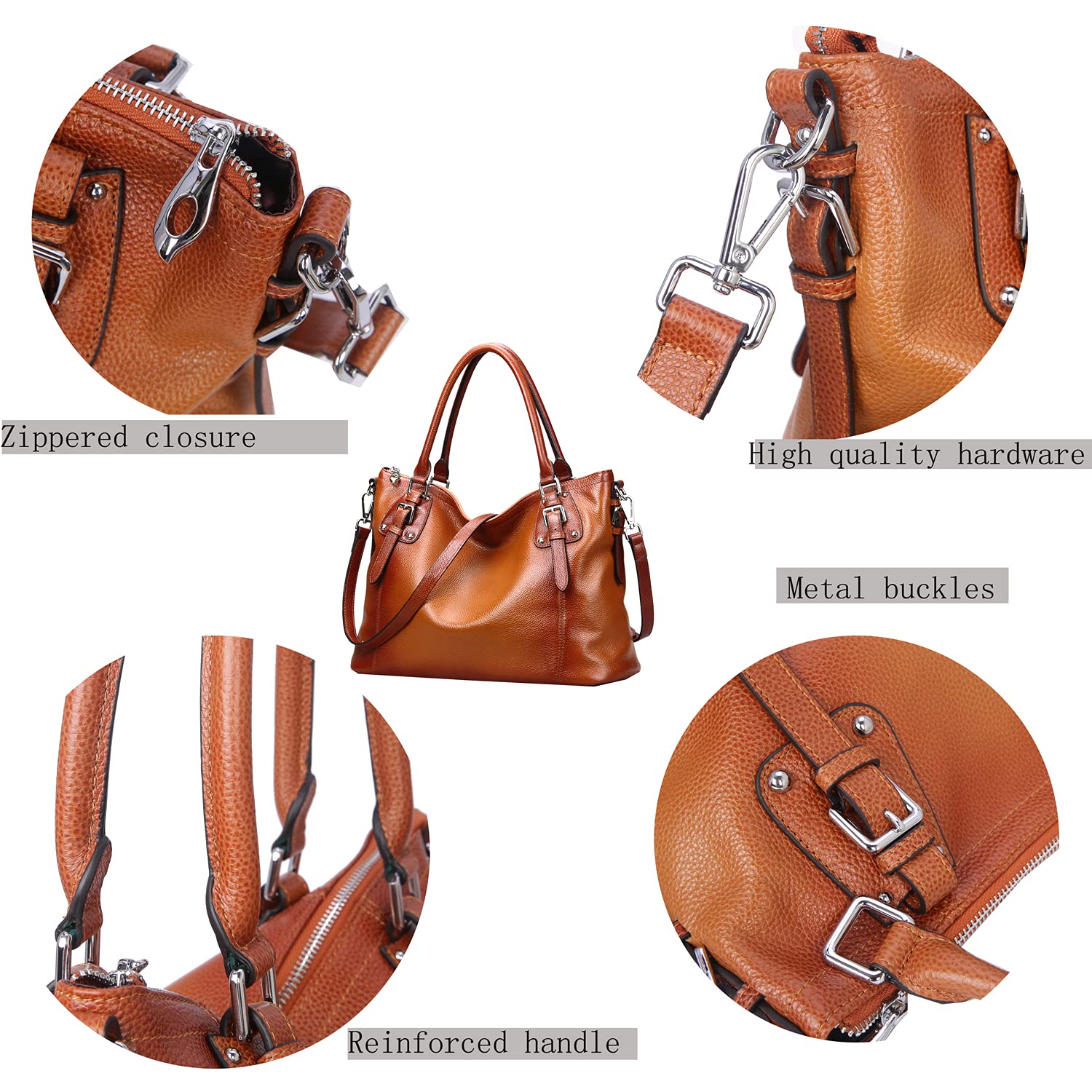 Genuine Leather Women's Tote Shoulder Bag