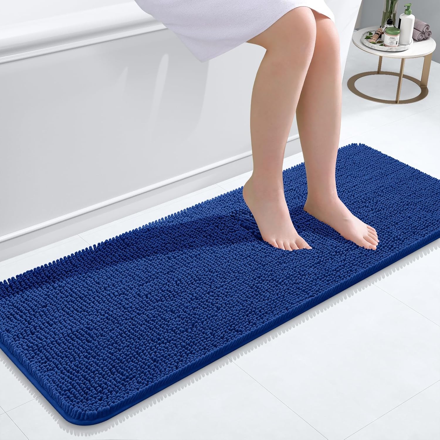 OLANLY Luxe Chenille Bath Mat - Quick Dry & Soft - Decor by Handbags Specialist Headquarter | Available at Handbags Specialist Headquarter