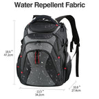 KROSER XL Shield Backpack - RFID & Water-Repellent - Backpack Bags by Handbags Specialist Headquarter | Available at Handbags Specialist Headquarter