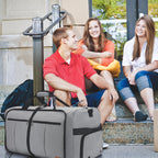 120L Foldable Waterproof Travel Duffel Bag with Shoe Compartment