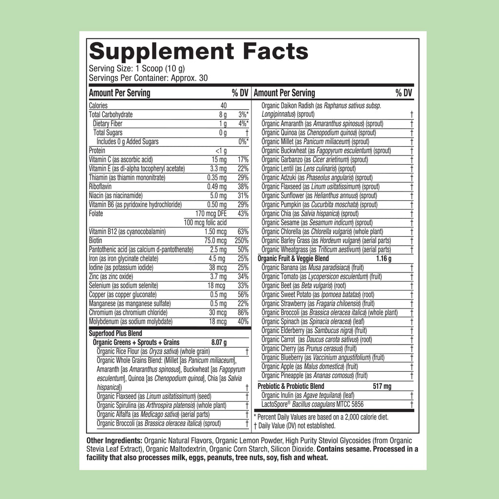 GreenBoost Superfood Smoothie Mix - Unflavored Bliss - Health Care by Handbags Specialist Headquarter | Available at Handbags Specialist Headquarter