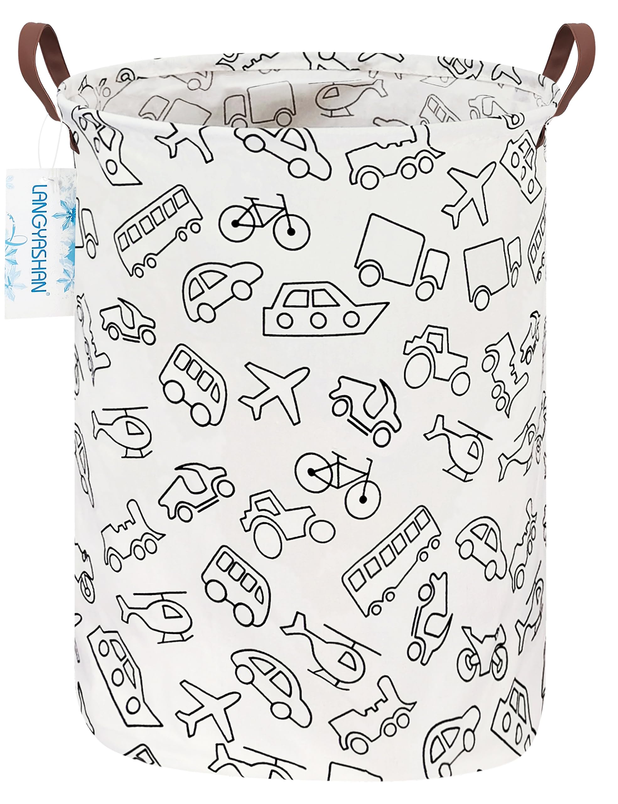 Collapsible Canvas Hamper by LANGYASHAN - Laundry Baskets by Handbags Specialist Headquarter | Available at Handbags Specialist Headquarter