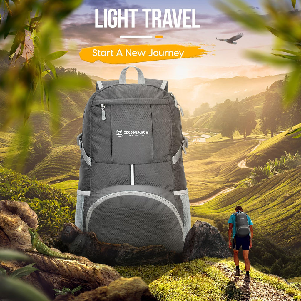 ZOMAKE 35L Compact Waterproof Hiking Backpack - Backpack Bags by Handbags Specialist Headquarter | Available at Handbags Specialist Headquarter