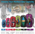 Bago 60L Foldable Travel Duffle Bag with Shoe Compartment