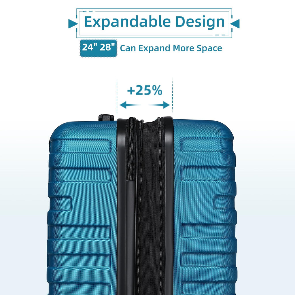 LAVENDER 6pc Hardside Spinner Luggage – ##variant## Luggage Travel Bags