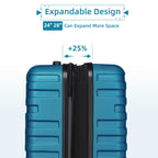 LAVENDER 6pc Hardside Spinner Luggage – ##variant## Luggage Travel Bags