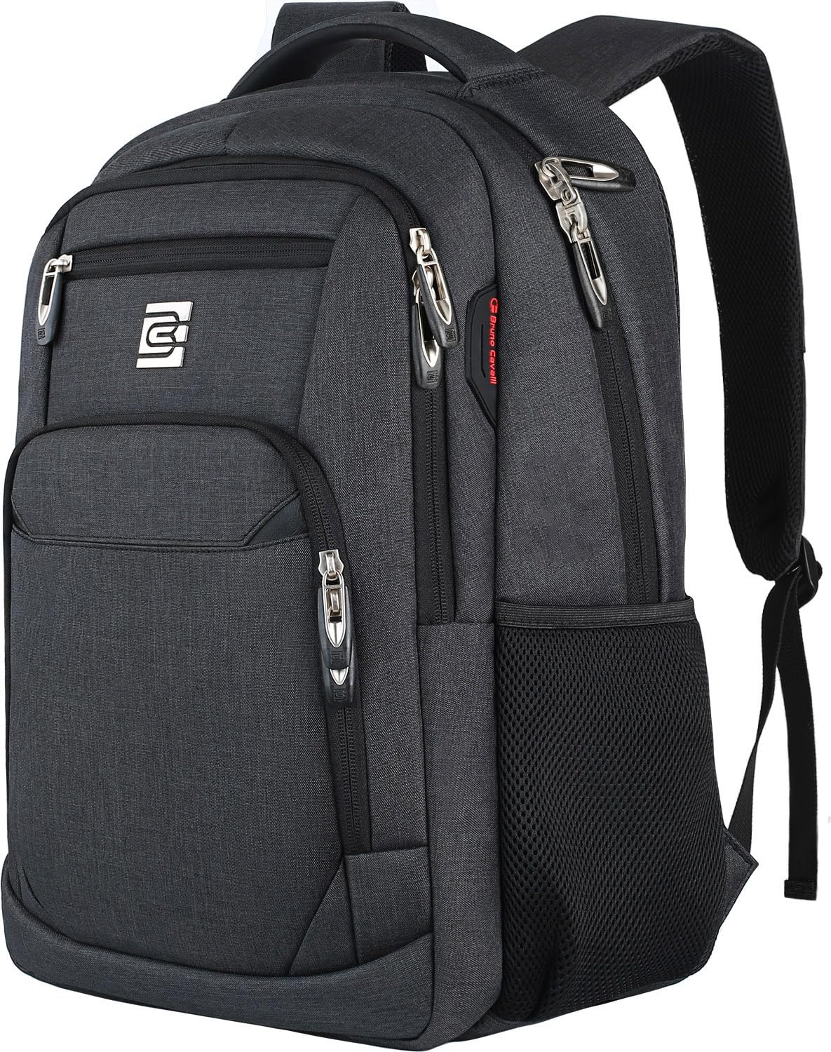 Volher Anti-Theft USB Laptop Backpack - Rose Red