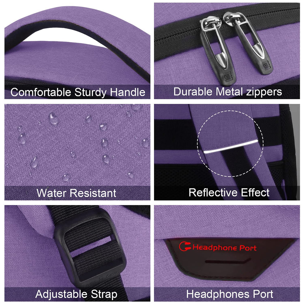 SecureSlim Laptop Backpack with USB & Water Resistance - Backpack Bags by Handbags Specialist Headquarter | Available at Handbags Specialist Headquarter