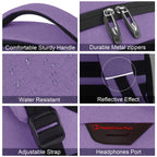 SecureSlim Laptop Backpack with USB & Water Resistance - Backpack Bags by Handbags Specialist Headquarter | Available at Handbags Specialist Headquarter