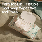 The Honest Company Hypoallergenic Multi-Use Baby Wipes for Sensitive Baby Skin, Pattern Play, 10 Count