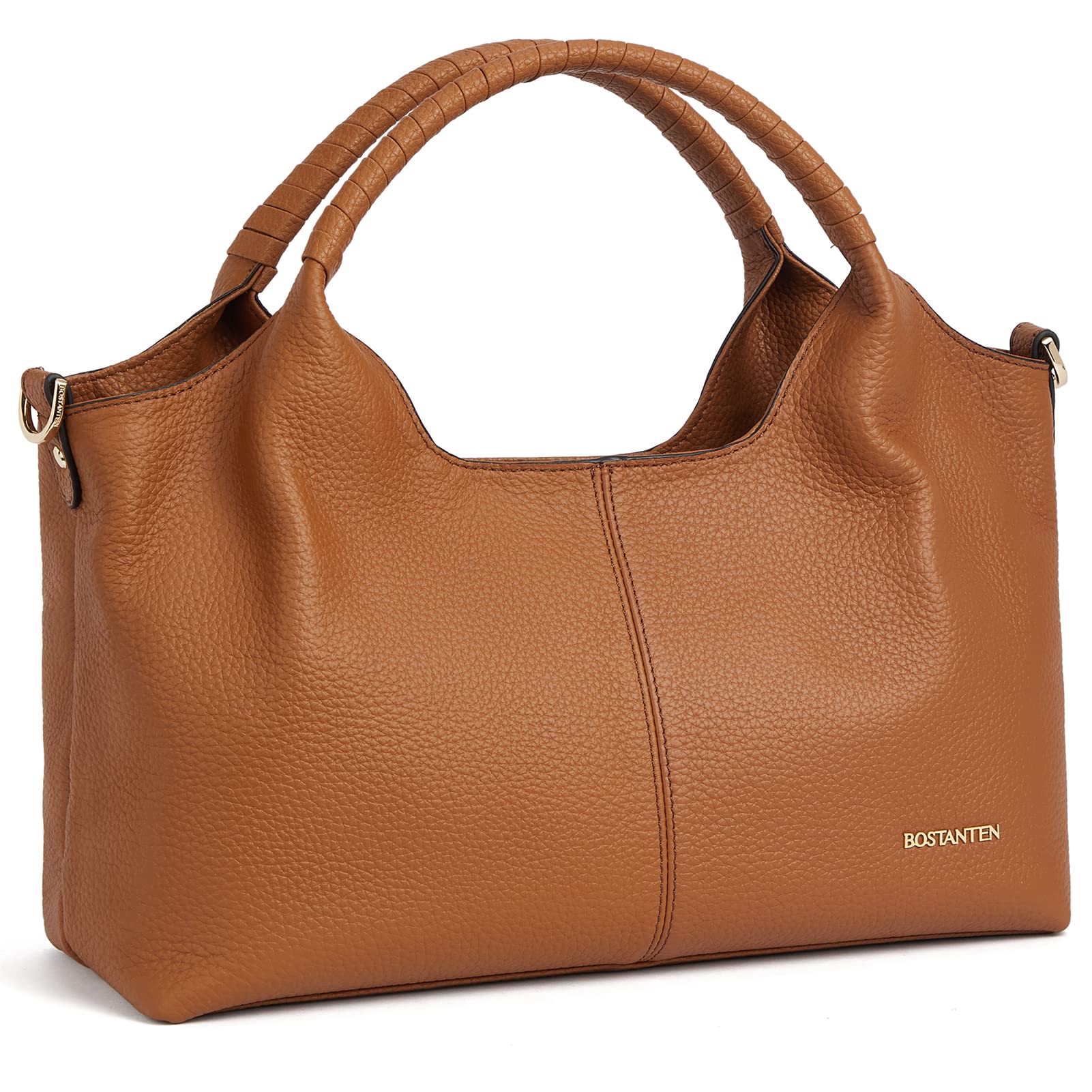 BOSTANTEN Leather Satchel Crossbody Handbag for Women