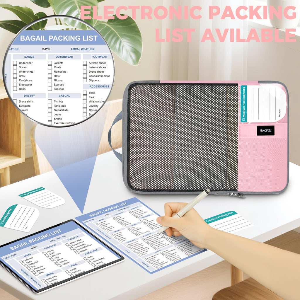 BAGAIL Expandable Travel Compression Cubes Set -  by Handbags Specialist Headquarter | Available at Handbags Specialist Headquarter