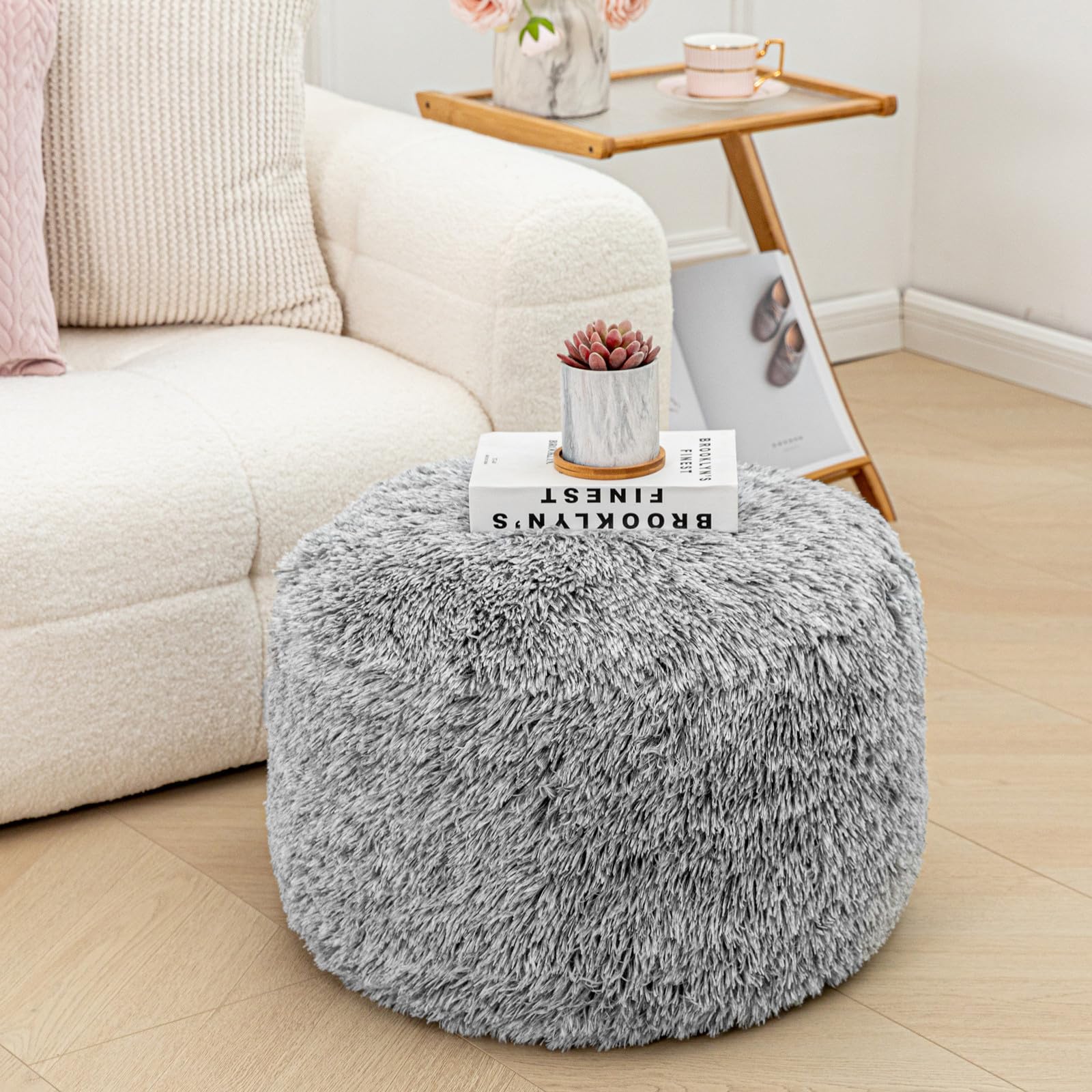 VersaPouf: Unstuffed Ottoman & Foot Rest Cover - Decor by Handbags Specialist Headquarter | Available at Handbags Specialist Headquarter