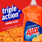 Ajax Triple Orange Dish Soap - 90 fl oz - Dish Soap Liquid by Handbags Specialist Headquarter | Available at Handbags Specialist Headquarter