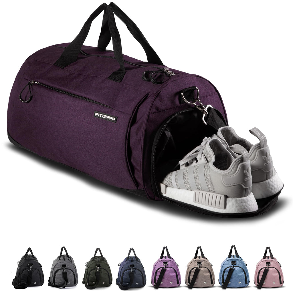Fitgriff® Gym Bag with Shoe & Wet Compartment