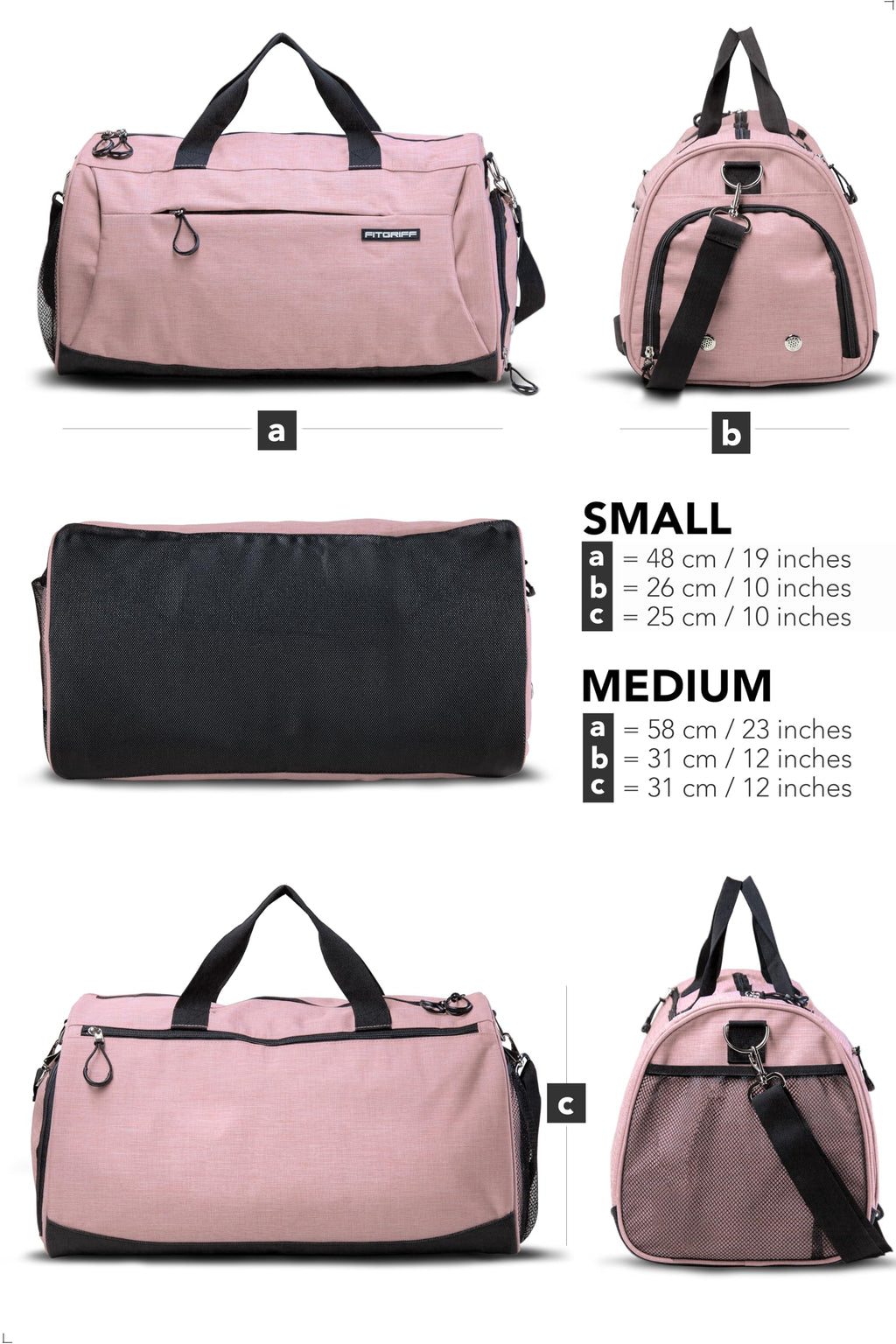 Fitgriff® Gym Bag with Shoe & Wet Compartment