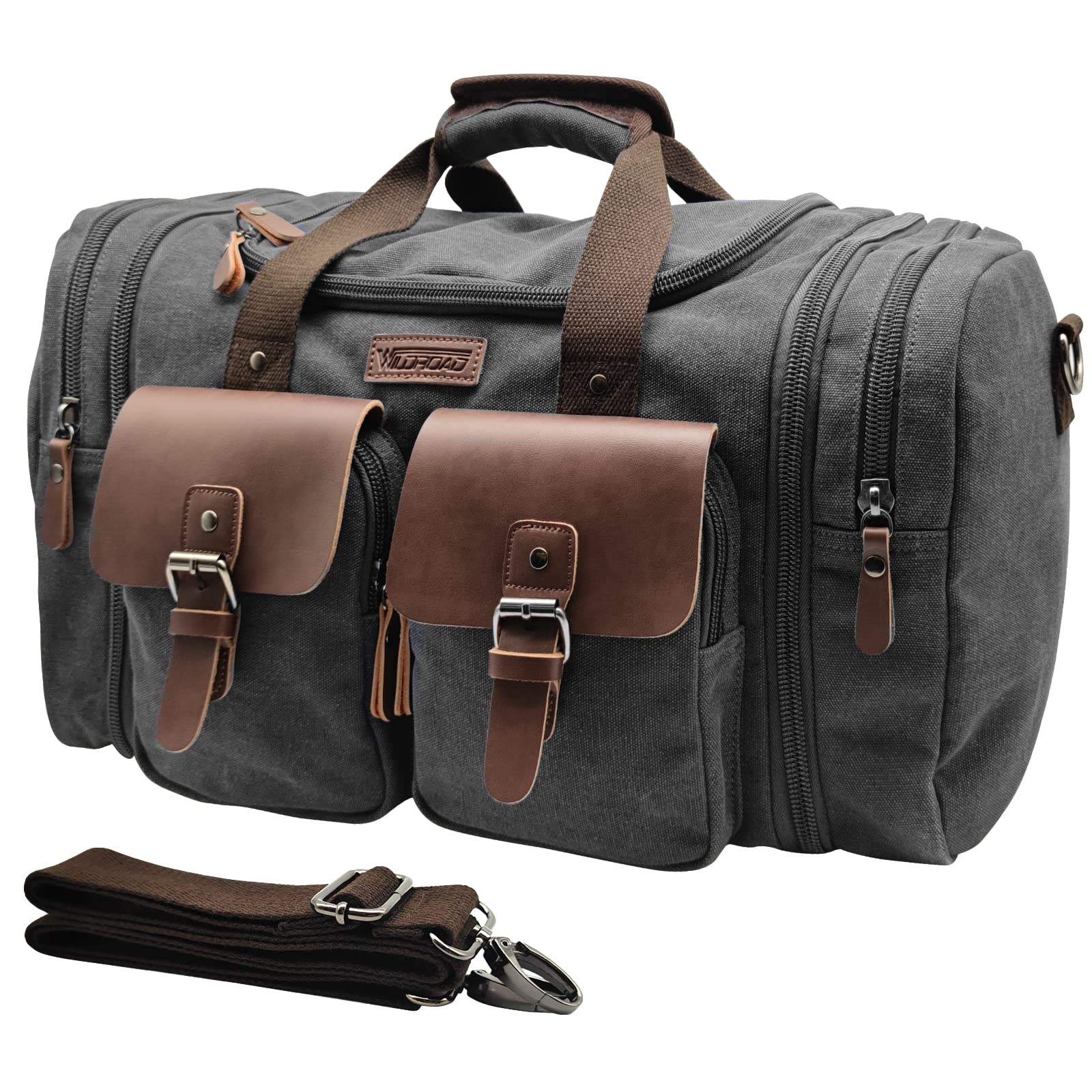 Wildroad 50L Waxed Canvas Waterproof Duffle Bag