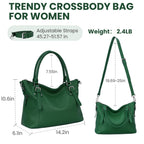 Genuine Leather Women's Tote Shoulder Bag