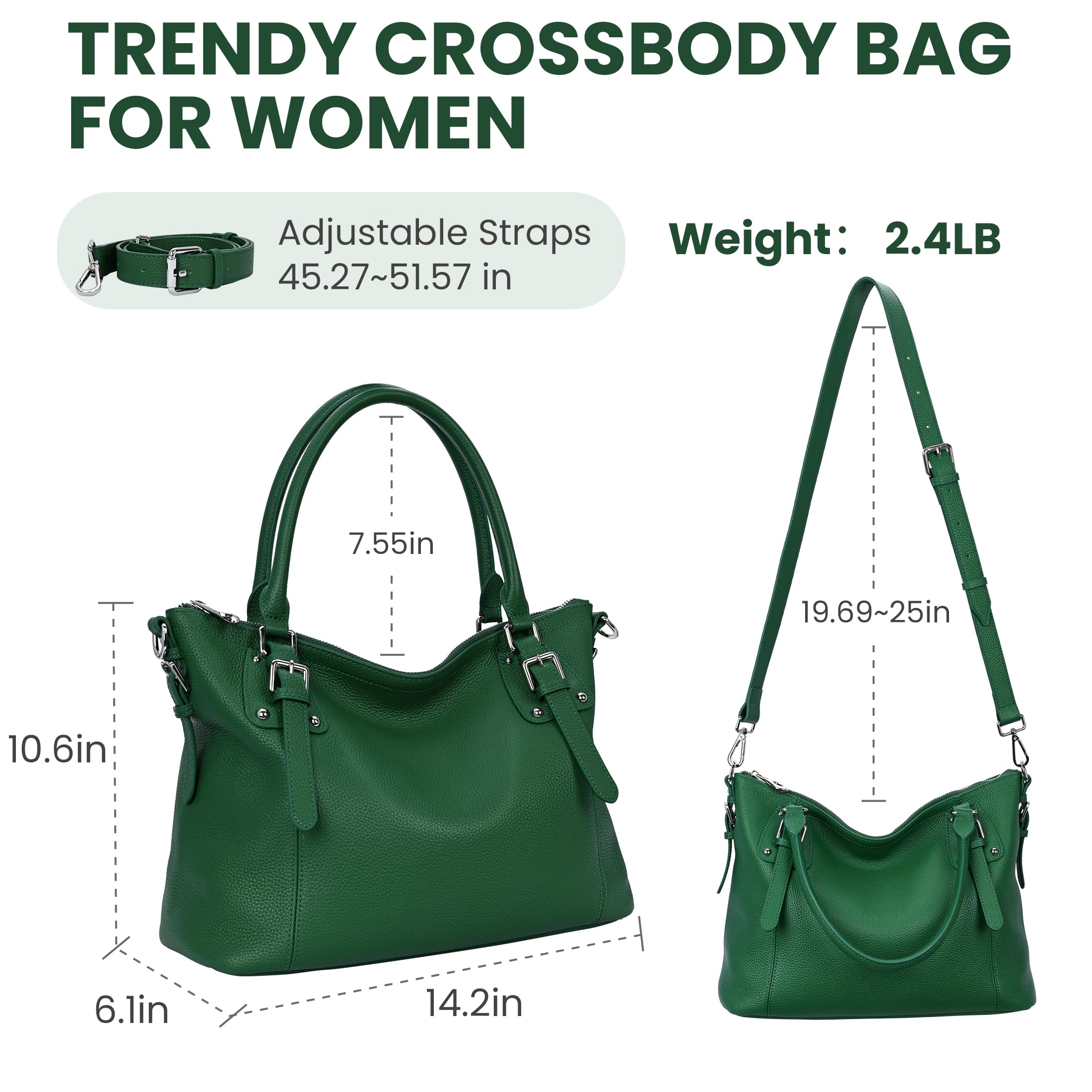 Genuine Leather Women's Tote Shoulder Bag