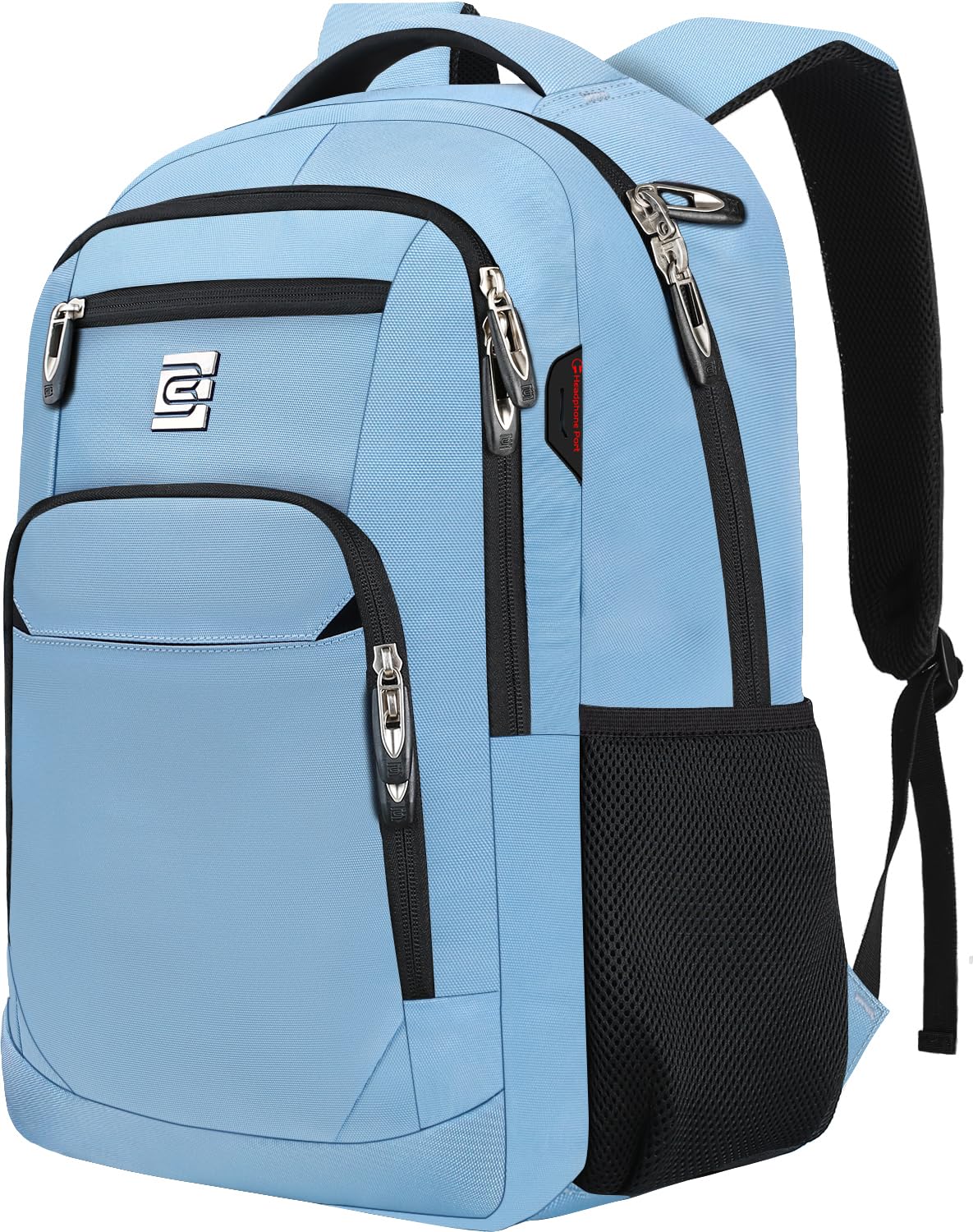 Volher Anti-Theft USB Laptop Backpack - Rose Red