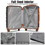 VoyagePro 6-Piece Hardshell Luggage Set - Luggage Travel Bags by Handbags Specialist Headquarter | Available at Handbags Specialist Headquarter