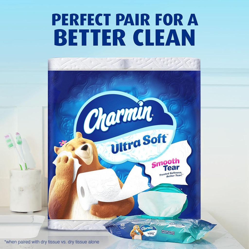Charmin Cloud Soft: 6 Mega = 24 Regular Rolls - Toilet Paper by Handbags Specialist Headquarter | Available at Handbags Specialist Headquarter