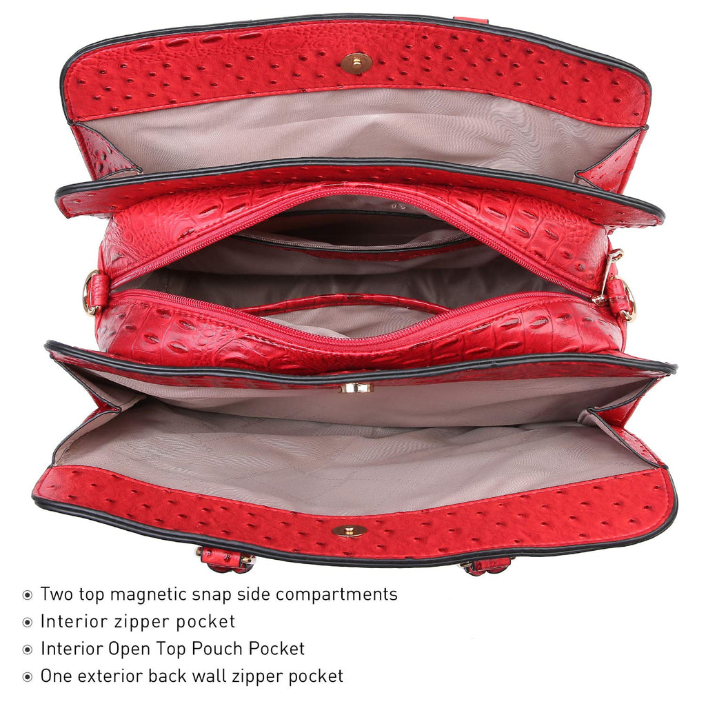Women’s 2pc Tote & Wallet Handbag Set with 3 Compartments