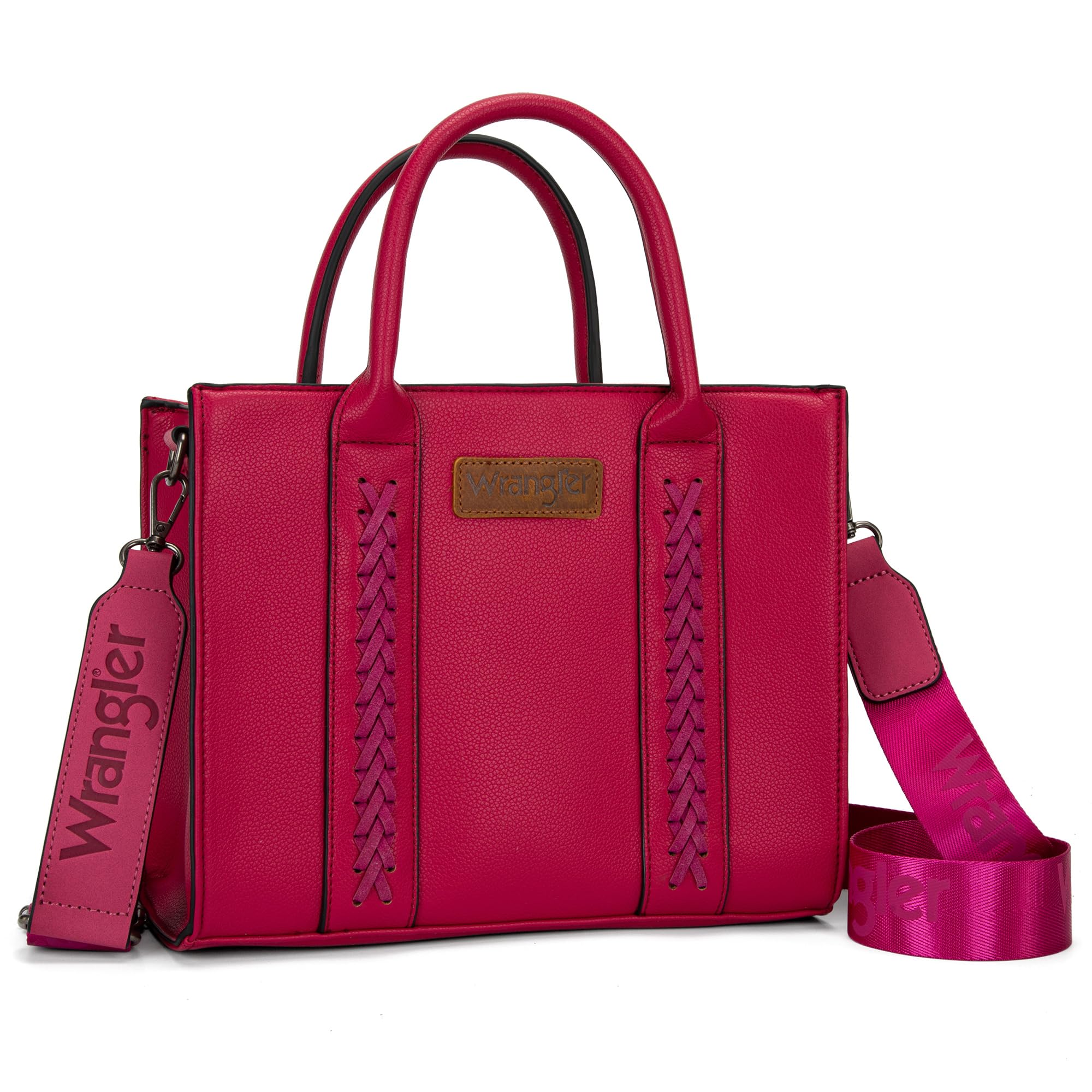 Western Chic Wrangler Tote: Vegan Leather, Versatile Strap