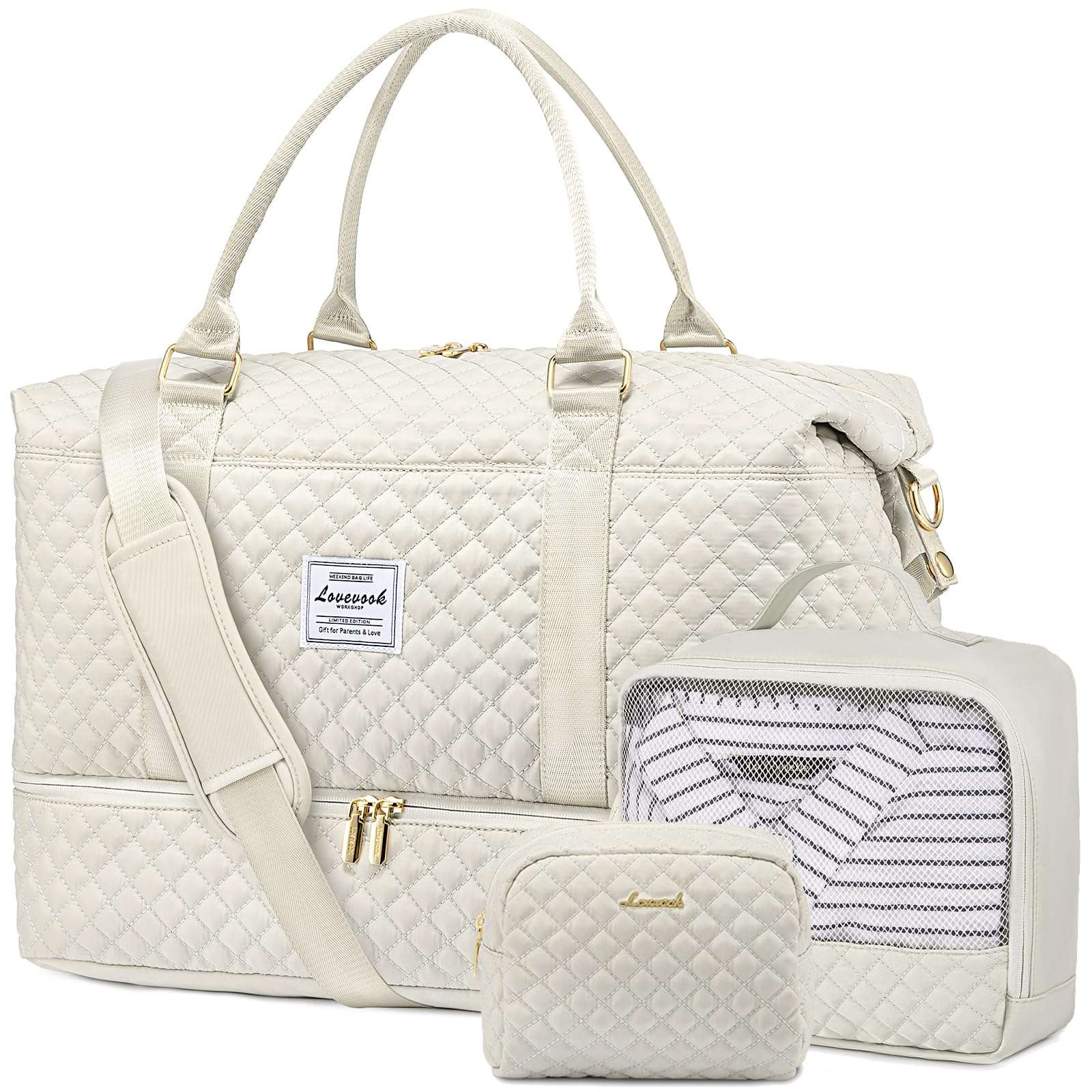 LOVEVOOK All-in-One Duffle: Travel & Gym Ready - Luggage Travel Bags by Handbags Specialist Headquarter | Available at Handbags Specialist Headquarter