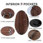 ELDA Chic Crossbody: Soft PU Leather Multi-Pocket Bag - Handbags by Handbags Specialist Headquarter | Available at Handbags Specialist Headquarter