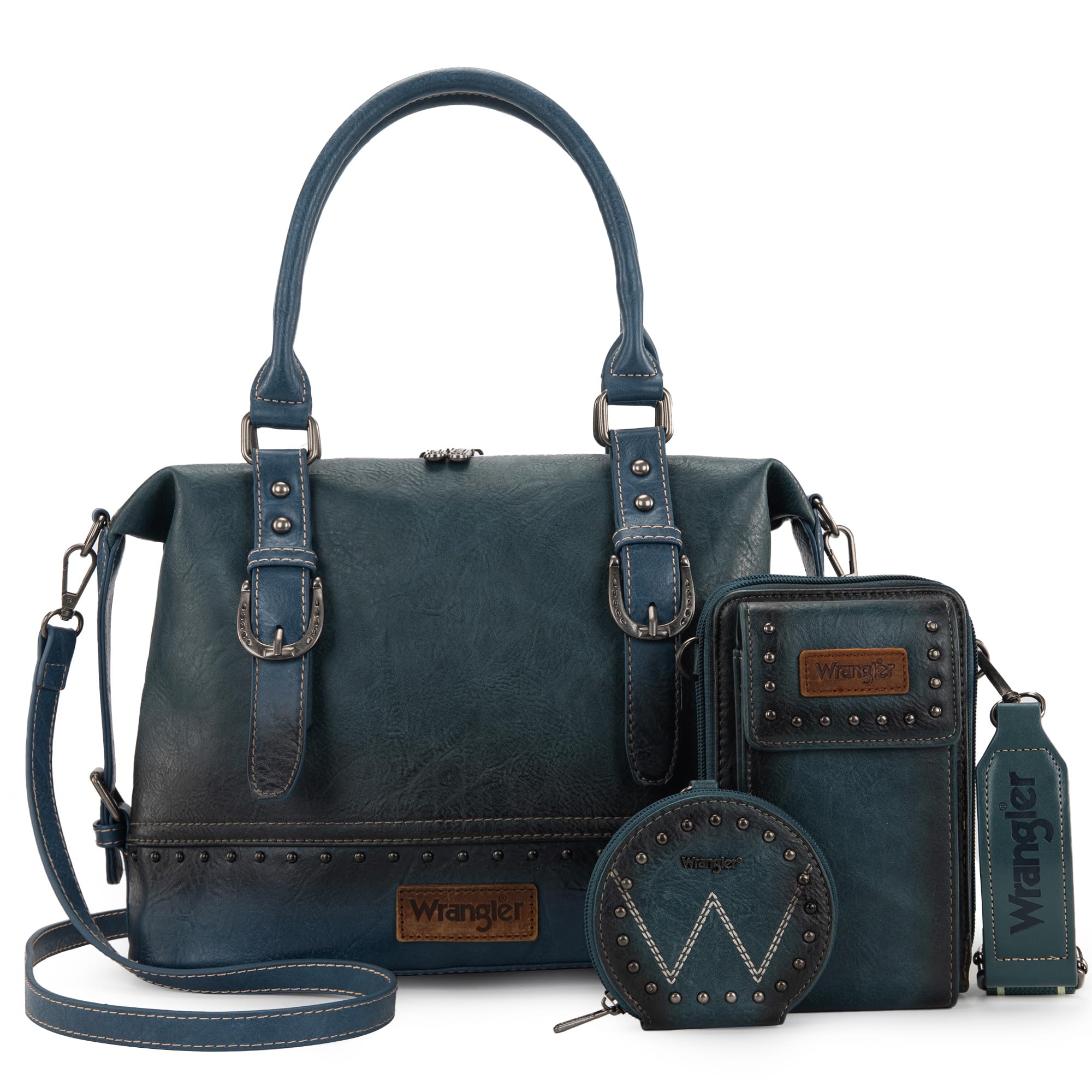 Wrangler Women's Trio: Satchel, Phone Bag & Coin Purse