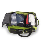 Fila 22 UltraLite Black Rolling Duffel Bag -  by Handbags Specialist Headquarter | Available at Handbags Specialist Headquarter