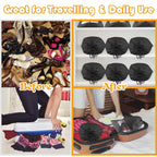 Travel Clear Shoe Bags - 5 Pack Waterproof Storage -  by Handbags Specialist Headquarter | Available at Handbags Specialist Headquarter