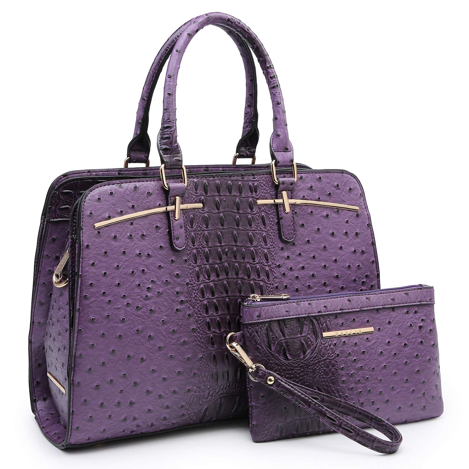 Women’s 2pc Tote & Wallet Handbag Set with 3 Compartments