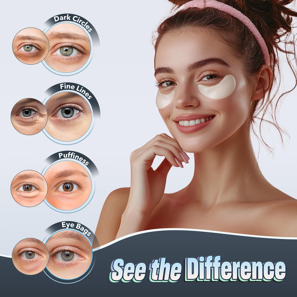 GoldenEye Glow Patches: 60-Pack for Radiant Eyes -  by Handbags Specialist Headquarter | Available at Handbags Specialist Headquarter