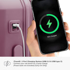 Traveler's Choice Indestructible 22 Spinner Carry-on - Luggage Travel Bags by Handbags Specialist Headquarter | Available at Handbags Specialist Headquarter