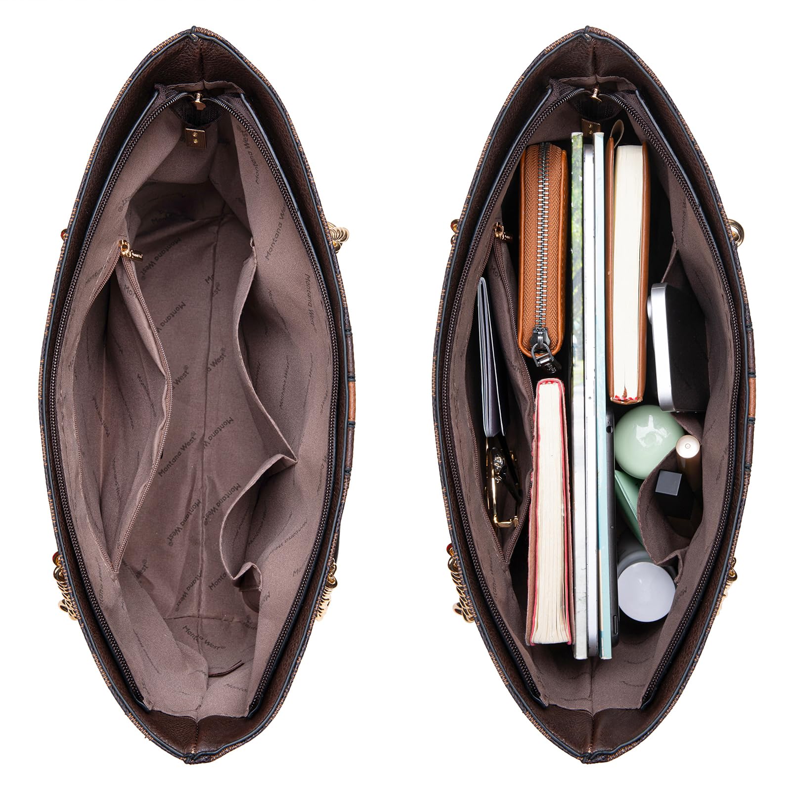 Montana Chic: Women's Chain-Handle Tote