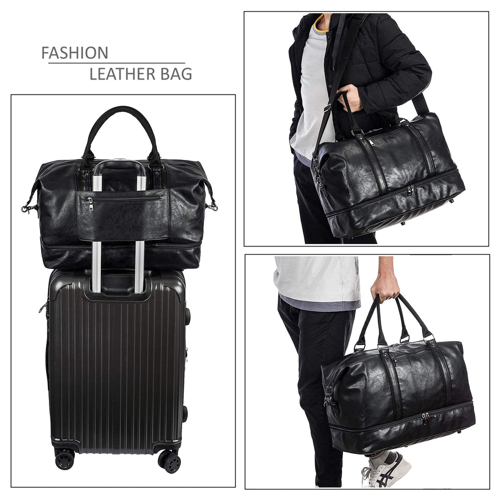 Weekender Overnight Travel Bag with Shoe Pouch