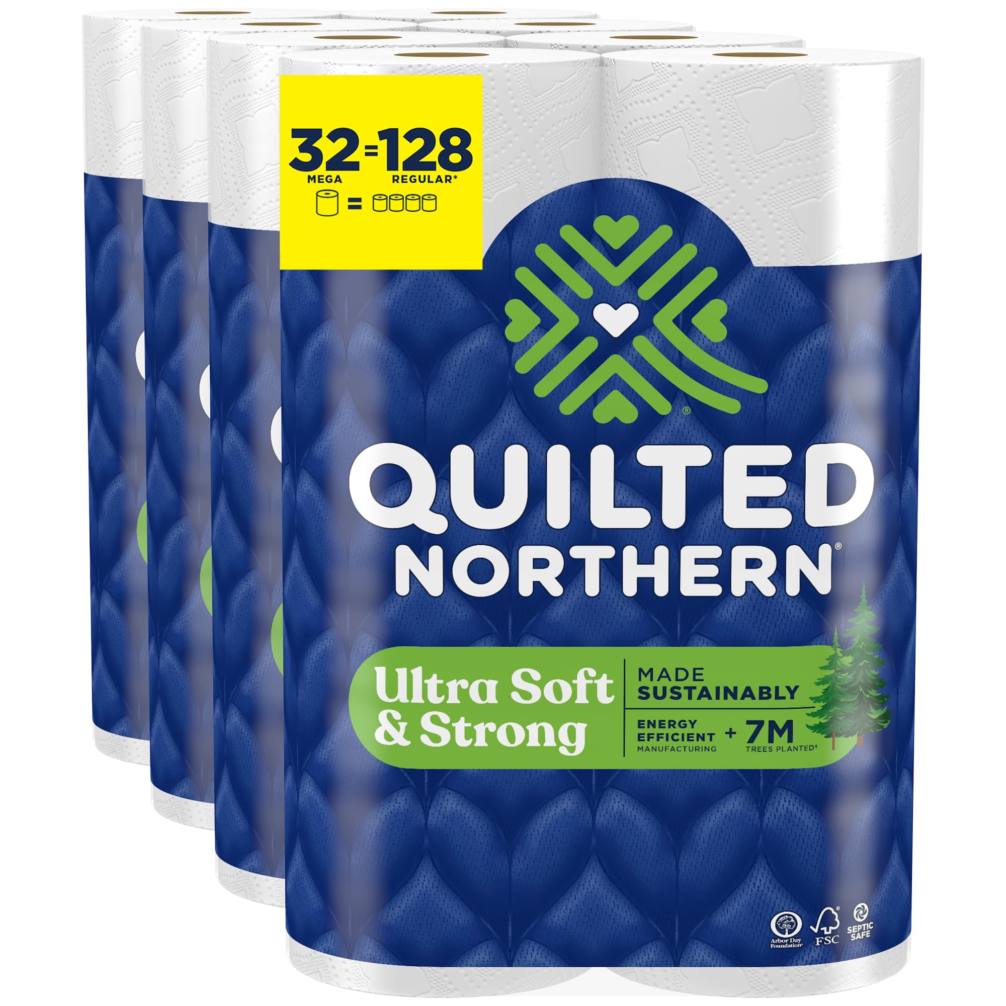 UltraSoft Mega Quilted TP - 18 Mega Rolls, Premium - Toilet Paper by Handbags Specialist Headquarter | Available at Handbags Specialist Headquarter