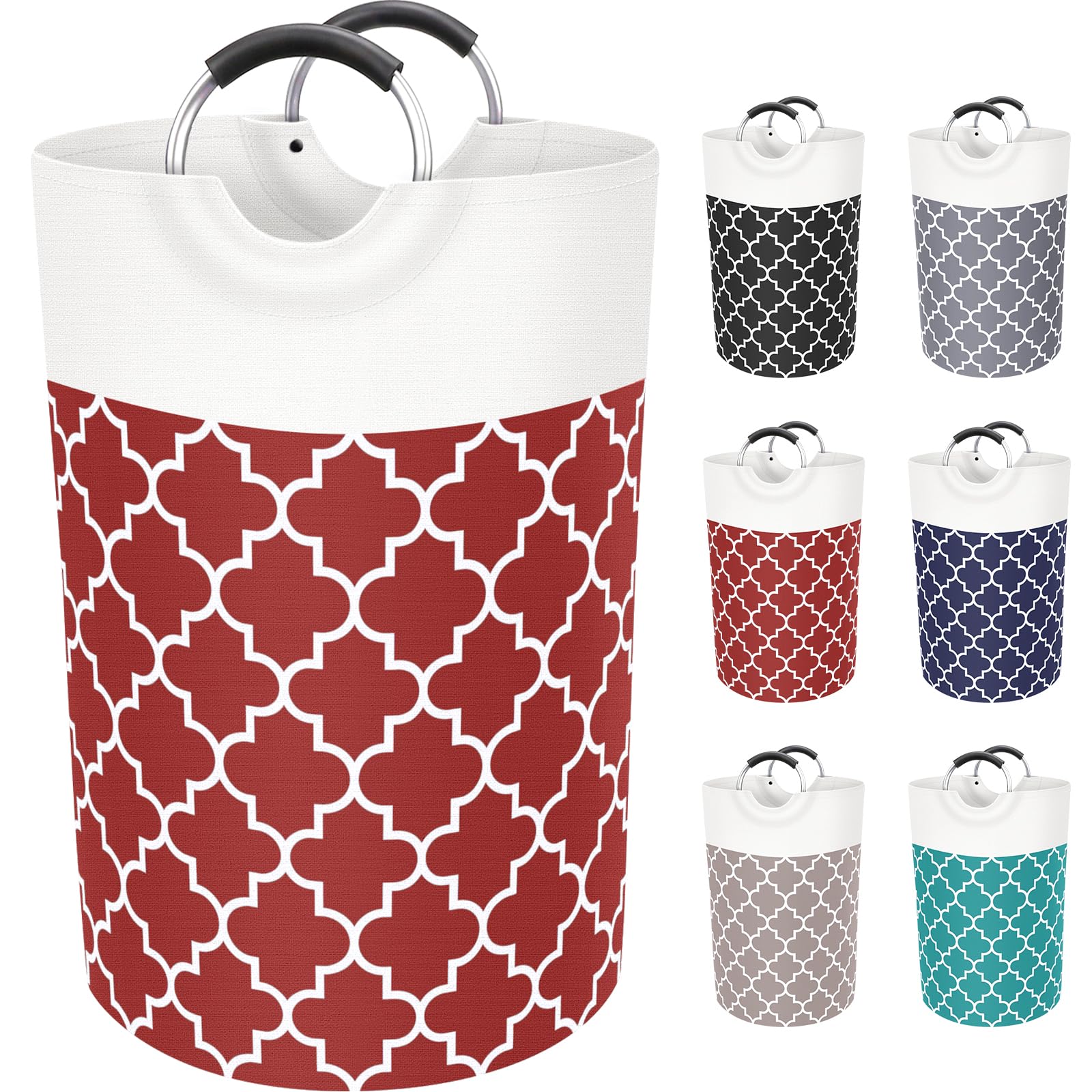 Collapsible Hamper Bag - Grey - Laundry Baskets by Handbags Specialist Headquarter | Available at Handbags Specialist Headquarter