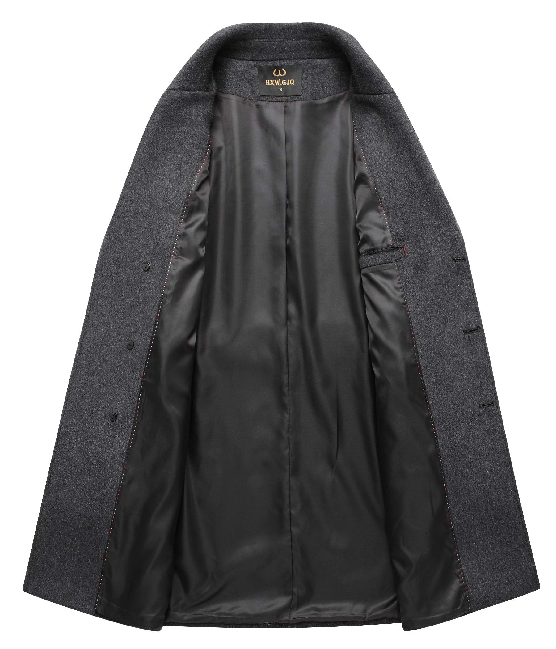 Men's Premium Wool Blend Double Breasted Coat