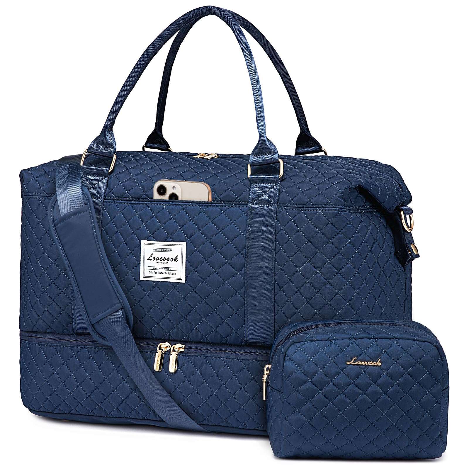 LOVEVOOK All-in-One Duffle: Travel & Gym Ready - Luggage Travel Bags by Handbags Specialist Headquarter | Available at Handbags Specialist Headquarter