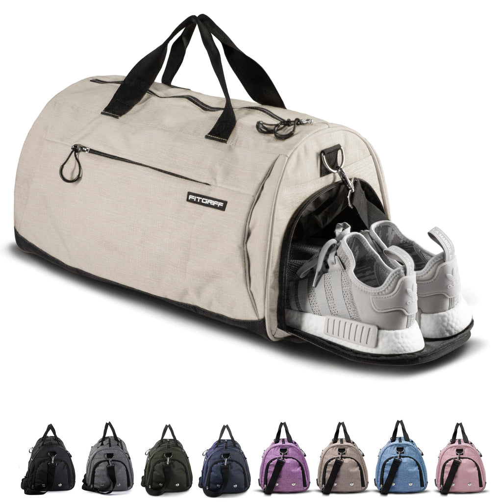 Fitgriff® Gym Bag with Shoe & Wet Compartment