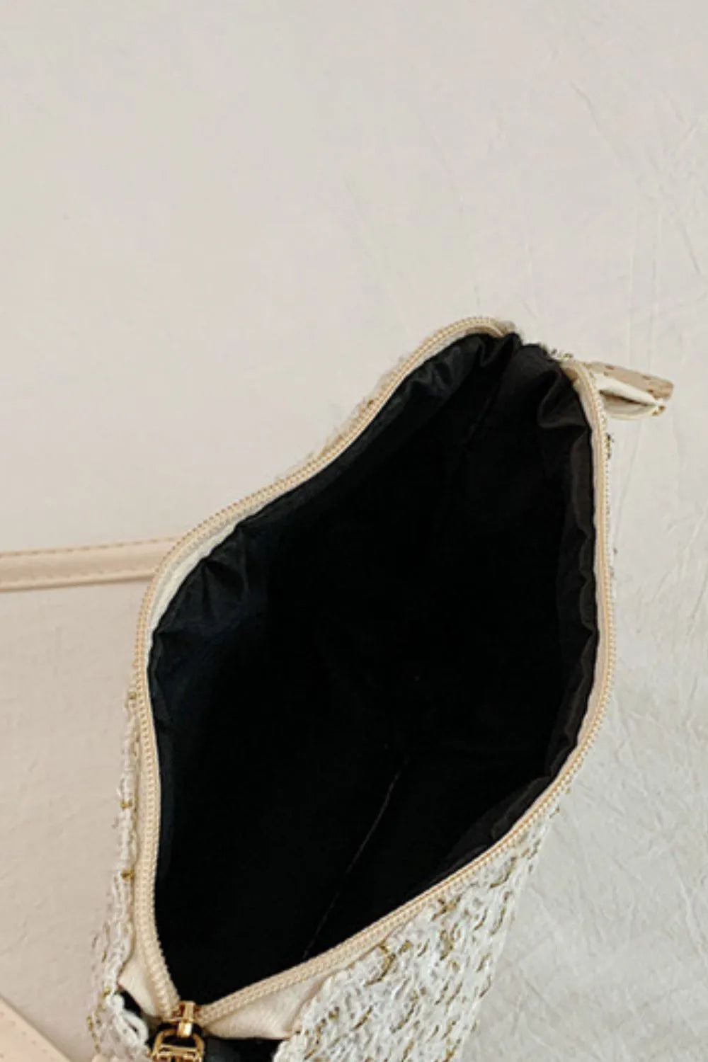 Woven Removable Strap Shoulder Bag - Handbags by Trendsi | Available at Handbags Specialist Headquarter