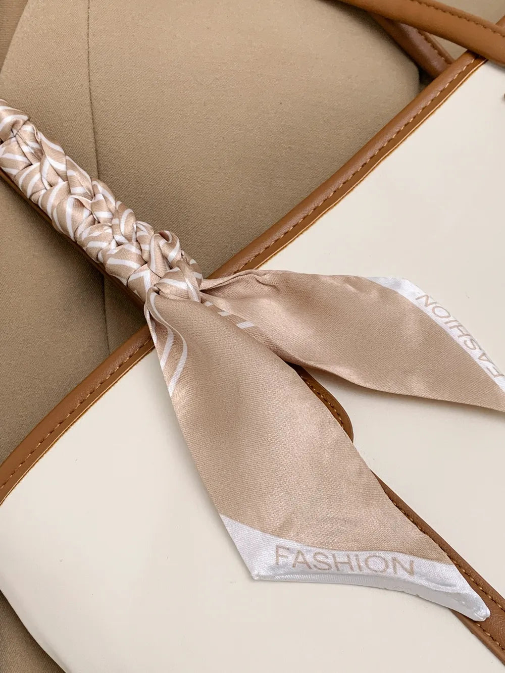 PU Leather Tote Bag - Tote Bag by Trendsi | Available at Handbags Specialist Headquarter